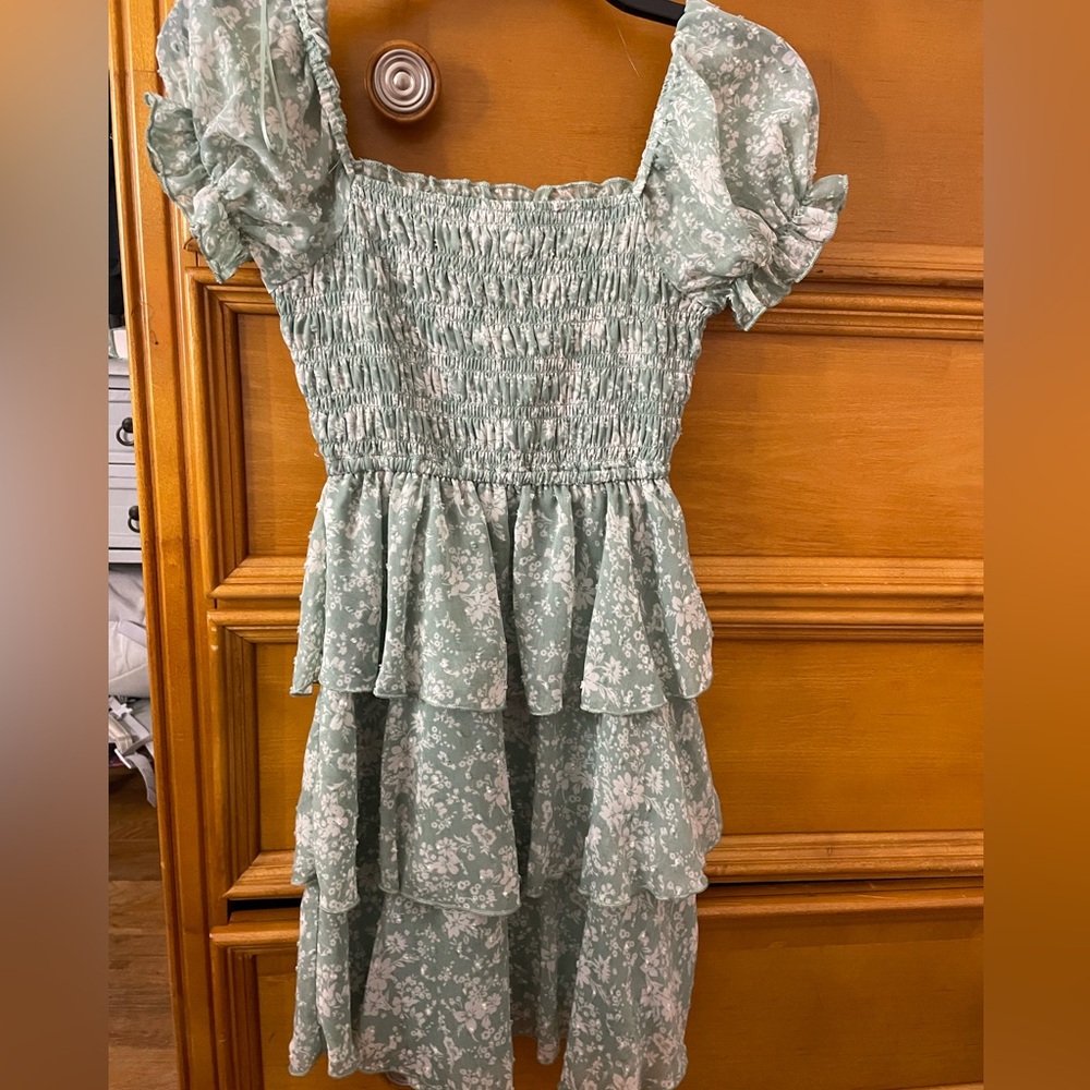 saige green summer/spring dress